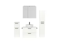 Atlas Ensemble sous vasque avec miroir et colonnes 1