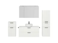 Atlas Ensemble sous vasque avec miroir et colonnes 1