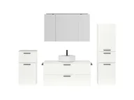 Atlas Ensemble sous vasque avec miroir et colonnes 1