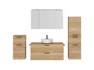 Atlas Ensemble sous vasque avec miroir et colonnes 1