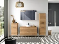 Atlas Ensemble sous vasque avec miroir et colonnes 0