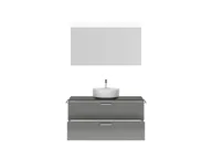 Atlas Ensemble sous vasque avec miroir 1