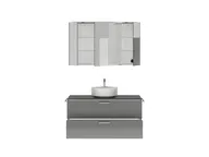 Atlas Ensemble sous vasque avec miroir 1