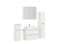 Atlas Ensemble sous vasque avec miroir et colonnes 3