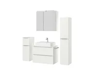 Atlas Ensemble sous vasque avec miroir et colonnes 5