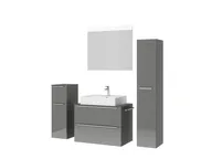 Atlas Ensemble sous vasque avec miroir et colonnes 5