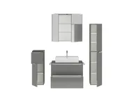 Atlas Ensemble sous vasque avec miroir et colonnes 2