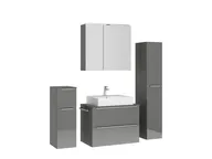 Atlas Ensemble sous vasque avec miroir et colonnes 3