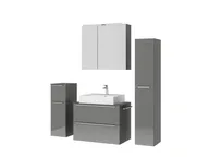 Atlas Ensemble sous vasque avec miroir et colonnes 5