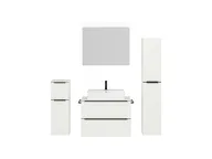 Atlas Ensemble sous vasque avec miroir et colonnes 1