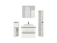 Atlas Ensemble sous vasque avec miroir et colonnes 2