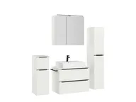 Atlas Ensemble sous vasque avec miroir et colonnes 3