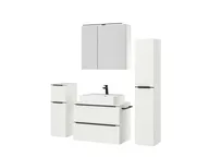 Atlas Ensemble sous vasque avec miroir et colonnes 5