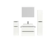 Atlas Ensemble sous vasque avec miroir et colonnes 0