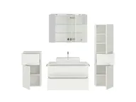 Atlas Ensemble sous vasque avec miroir et colonnes 2