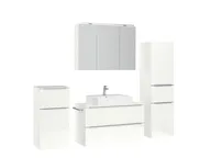 Atlas Ensemble sous vasque avec miroir et colonnes 3