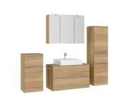 Atlas Ensemble sous vasque avec miroir et colonnes 3