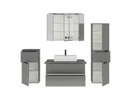 Atlas Ensemble sous vasque avec miroir et colonnes 2