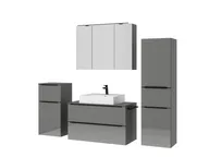 Atlas Ensemble sous vasque avec miroir et colonnes 5