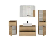 Atlas Ensemble sous vasque avec miroir et colonnes 2