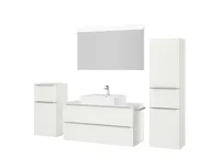 Atlas Ensemble sous vasque avec miroir et colonnes 5