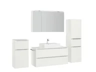 Atlas Ensemble sous vasque avec miroir et colonnes 3