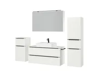 Atlas Ensemble sous vasque avec miroir et colonnes 5