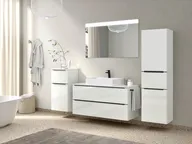 Atlas Ensemble sous vasque avec miroir et colonnes 0