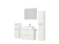 Atlas Ensemble sous vasque avec miroir et colonnes 5