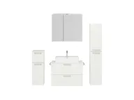 Atlas Ensemble sous vasque avec miroir et colonnes 1