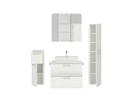 Atlas Ensemble sous vasque avec miroir et colonnes 2