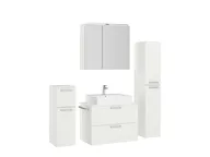 Atlas Ensemble sous vasque avec miroir et colonnes 3