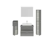 Atlas Ensemble sous vasque avec miroir et colonnes 2