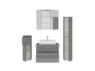 Atlas Ensemble sous vasque avec miroir et colonnes 2