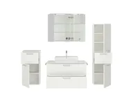 Atlas Ensemble sous vasque avec miroir et colonnes 2