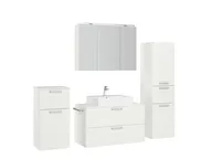 Atlas Ensemble sous vasque avec miroir et colonnes 3