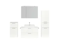 Atlas Ensemble sous vasque avec miroir et colonnes 1