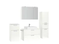 Atlas Ensemble sous vasque avec miroir et colonnes 3