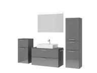 Atlas Ensemble sous vasque avec miroir et colonnes 5