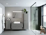 Atlas Ensemble sous vasque avec miroir et colonnes 0