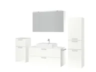 Atlas Ensemble sous vasque avec miroir et colonnes 5