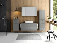 Atlas Ensemble sous vasque avec miroir et colonnes 0