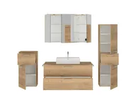 Atlas Ensemble sous vasque avec miroir et colonnes 2