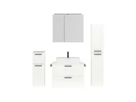 Atlas Ensemble sous vasque avec miroir et colonnes 1