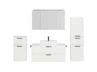 Atlas Ensemble sous vasque avec miroir et colonnes 1