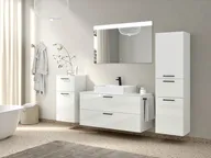 Atlas Ensemble sous vasque avec miroir et colonnes 0