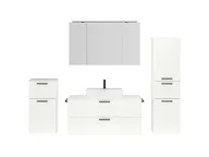 Atlas Ensemble sous vasque avec miroir et colonnes 1