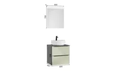 Atlas Ensemble sous vasque avec miroir 1