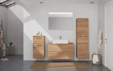 Atlas Ensemble sous vasque avec miroir et colonnes 0