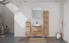 Atlas Ensemble sous vasque avec miroir et colonnes 0
